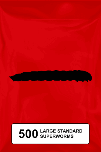 A black silhouette of a superworm on a red background.  - Thumbnail 1