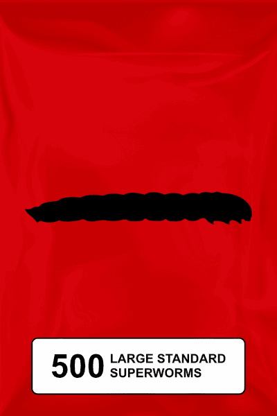 A black silhouette of a superworm on a red background. 