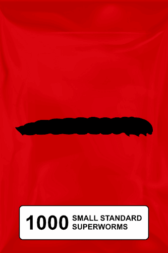 A black silhouette of a superworm on a red background. 